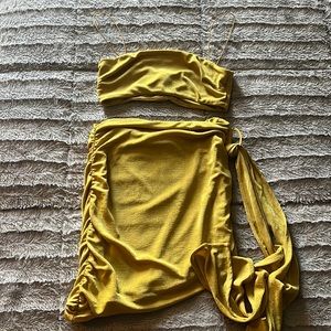 Tiger mist gold two piece set